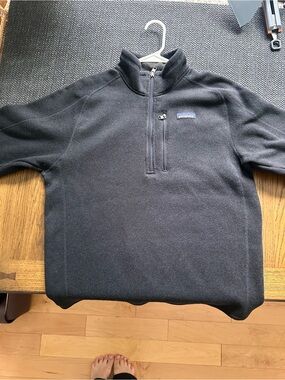 Patagonia Men’s Black Half-Zip Fleece Pullover